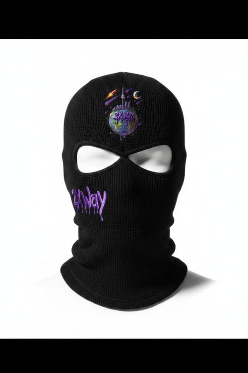 2XWay Black Balaclava