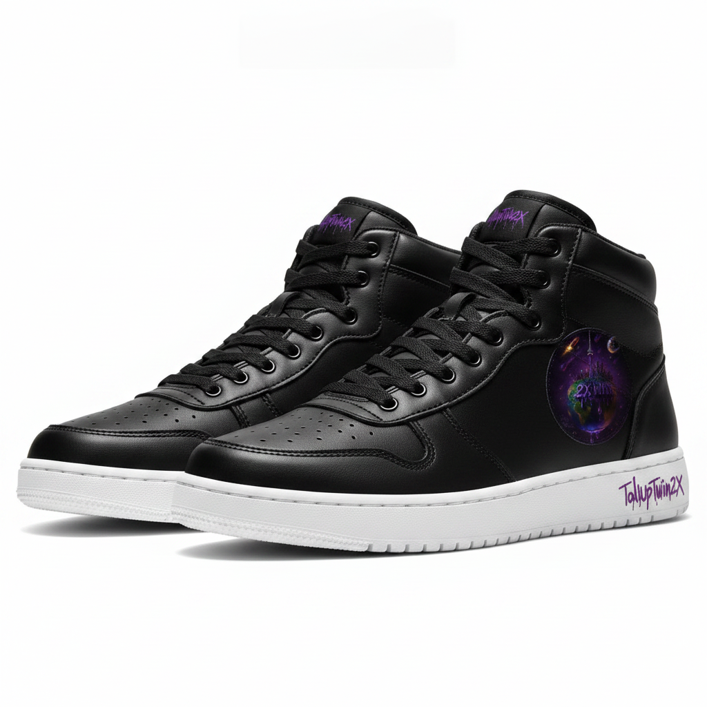 2XWay Black High Tops