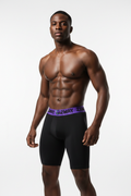 2XWay Black Sports Briefs Front