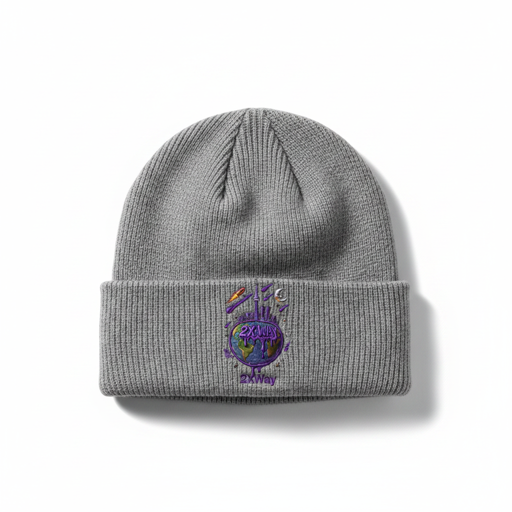 2XWay Grey Beanie
