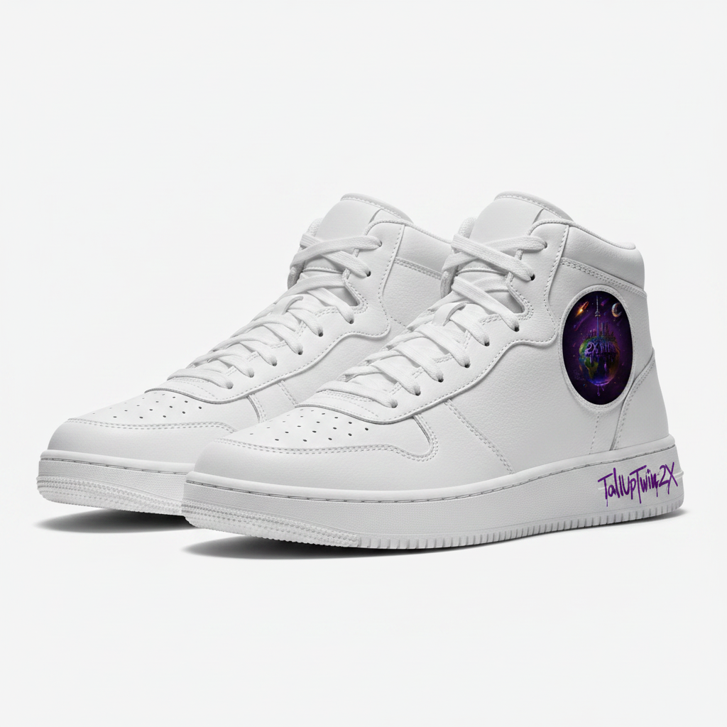 2XWay White High Tops