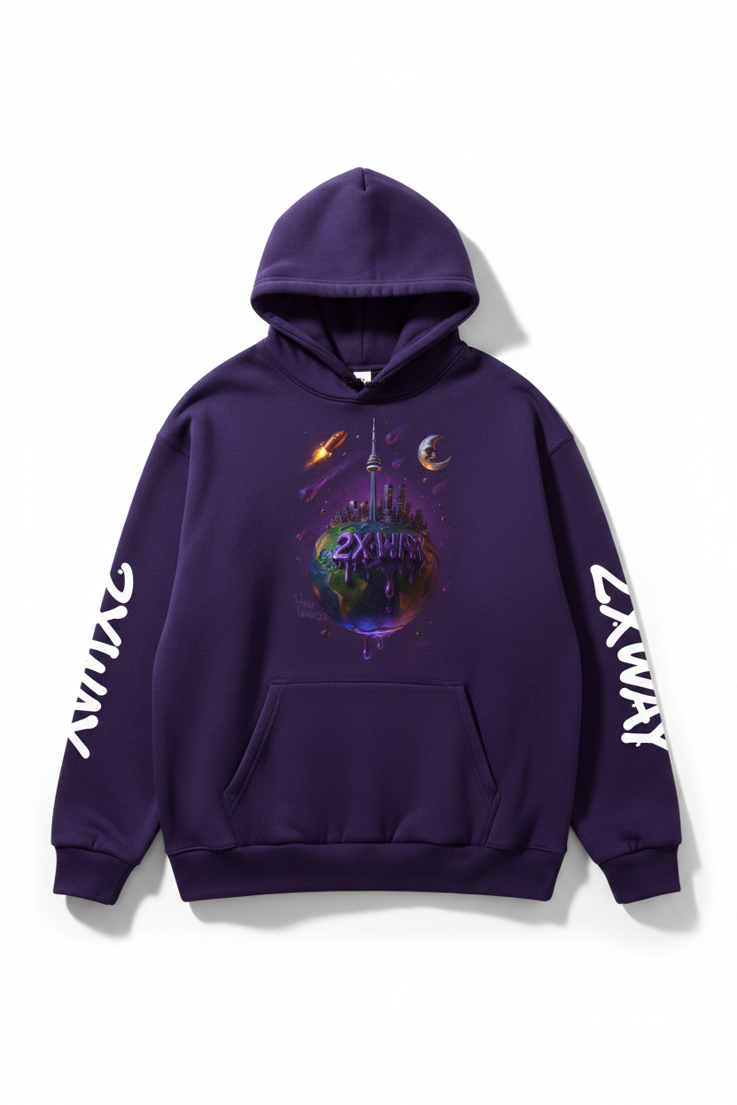 Purple Hoodie 2XWay
