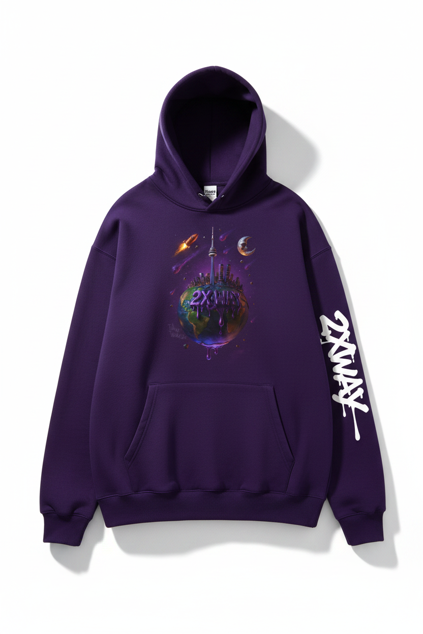 Purple Hoodie 2XWay