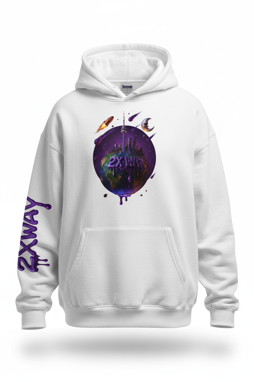 White Hoodie Product Shot